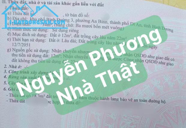 THẬT100%:Nhà nát 12m2 thổ+22m2 CLN,gần BV Thủ Đức,Hoàng Quốc Việt,Quận 9 - 1