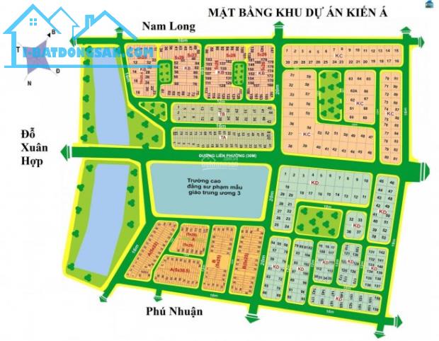 Bán hạ giá đất lô KDC Kiến Á, Liên Phường, P. Phước Long B, Quận 9, TP. Thủ Đức - 1