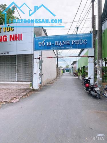 bán đất nền thổ cư 100m2 kdc hạnh phúc lộ ô tô tới nền giá 1.35 tỷ