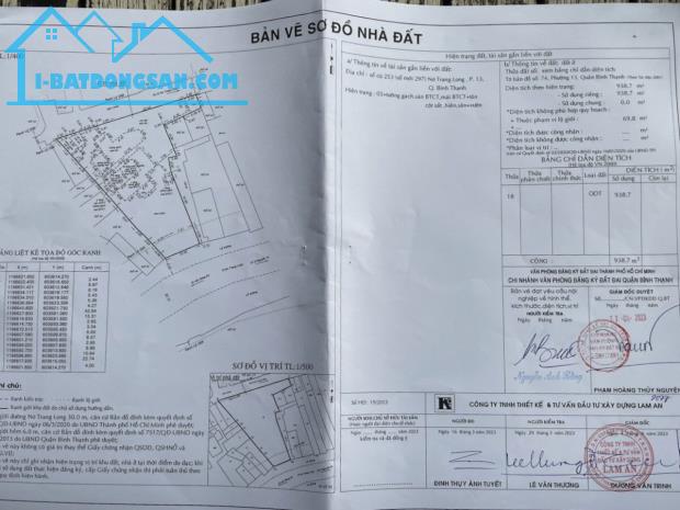 Bán lô đất MT Nơ Trang Long, P.13, Bình Thạnh: 10,6m ( NH: 42m) x 48, giá 120 tỷ. - 3