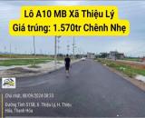 Mặt bằng đường Tỉnh Lộ 515B, xã Thiệu Lý, Thiệu Hoá, Thanh hóa.