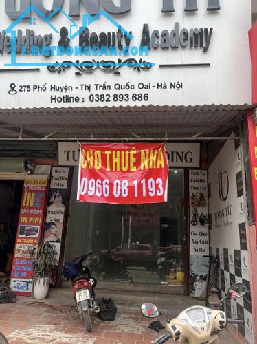 Cho thuê nhà Phố huyện Quốc Oai, kinh doanh tốt