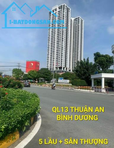 Cho thuê Nhà 308m2 6 tầng 100tr/t QL13 Thuận Giao Bình Dương - 1