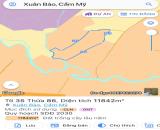 Cần bán 1.2ha đất thổ cư, ngang 79m, đường  xe tải hơn 4m, sau view suối, sát hồ Suối Vọng