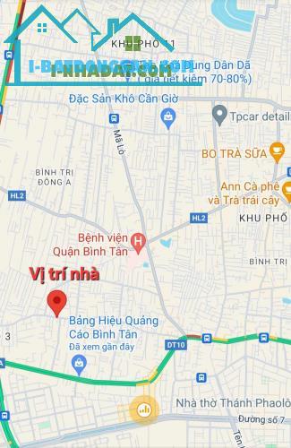 HÀNG HÓT BÌNH TÂN - NHÀ VỪA Ở VỪA CHO THUÊ - DT 72M2 - CHỈ NHỈNH 3 TỶ.