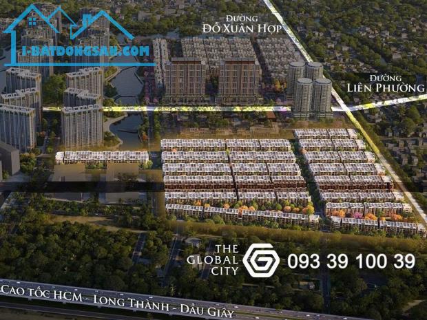 Biệt Thụ Shop 5 tầng Global City, đang bàn giao Sổ sẵn,Hđ thuê giá trị lớn  5 căn vị trí