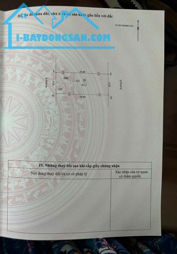 BÁN ĐẤTHOÀNG QUỐC VIỆT - SỔ PHÂN LÔ VUÔNG ĐẸP - 2 THOÁNG TRƯỚC SAU - Ô TÔ ĐỖ 15M