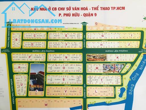 Cần bán 3 nền Biệt Thự tại D/A Sở Văn Hoá TT, P Phú Hữu, TP Thủ Đức, vị trí đẹp, giá tốt