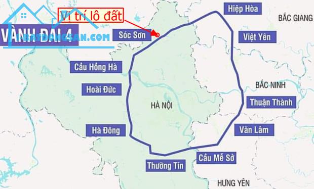 Bán mảnh đất Thôn Lâm Trường- Minh Phú-  Sóc Sơn 931m2 Lô góc, giá đầu tư - 3