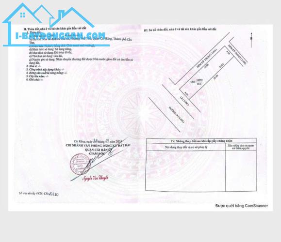 BÁN NỀN 2 mương hở LÔ 22C4 KDC PHÚ AN, Q CÁI RĂNG, CẦN THƠ.