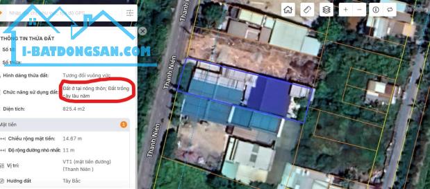 800m2, 15m x 54m đường Thanh Niên Bình Chánh giá 13.5 tỷ