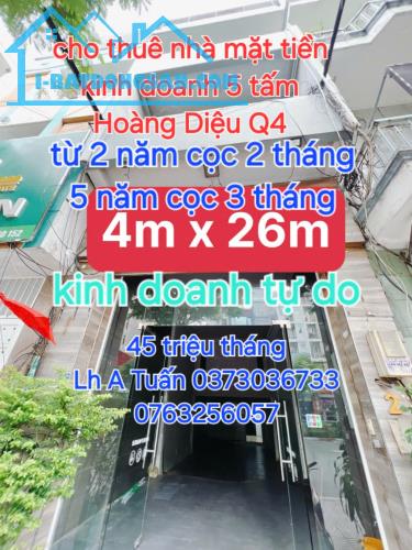 NHÀ THUÊ NGUYÊN CĂN  MẶT TIỀN KINH DOANH TỰ DO 
 NGANG 4 X 26 
ĐÚC 5 TẤM - 45 TRIỆU