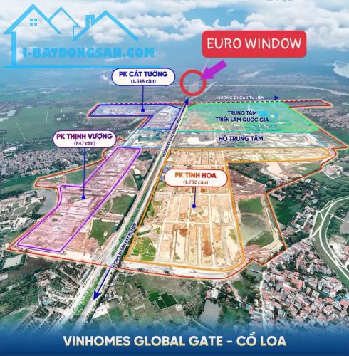 Bán căn hộ chung cư Eurowindow Riverpark cách Vinhomes Cổ Loa 200m, giá rẻ nhất thị trường