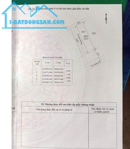 EM CÓ LÔ ĐẤT TẠI XÃ ĐÔNG CƯỜNG HUYỆN ĐÔNG HƯNG  TỈNH THÁI BÌNH GIÁ 1TY 800TR DT 102M2