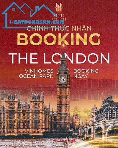 Chính thức nhận Booking The London-Vinhomes Ocean Park-Đầu tư từ móng,CSBH 8 năm không lo - 4