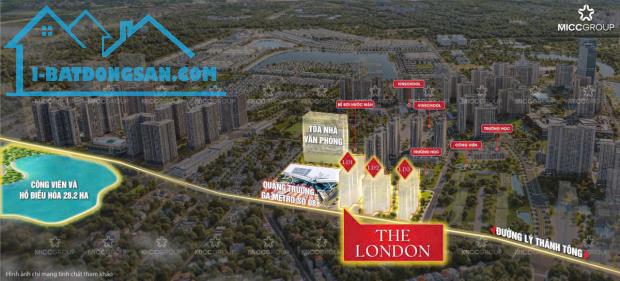 Chính thức nhận Booking The London-Vinhomes Ocean Park-Đầu tư từ móng,CSBH 8 năm không lo - 1