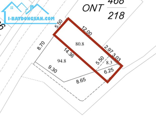 Bán đất tặng nhà, trục chính KD, áp phan y hình,89m thực tế 96m, mt =hậu=5.5m, 2.4x tỷ.097 - 2