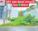 Bán đất mặt tiền An Hạ, x. Phạm Văn Hai, Bình Chánh: 5 x 60, giá 3,25 tỷ