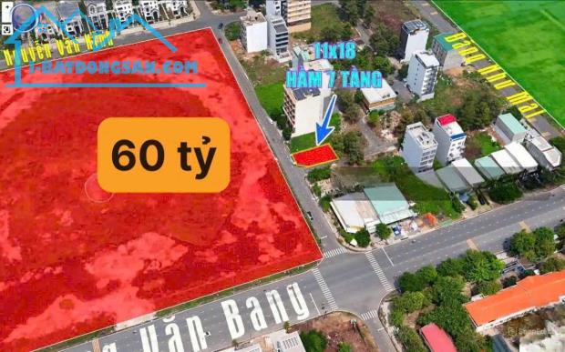 60 Tỷ Đất Xây Hầm 7 Tầng (11mx18m) Góc 2 Mặt Tiền Phan Bá Vành,Thạnh Mỹ Lợi,Quận 2 - 5