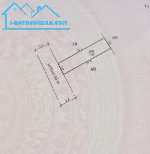 Bán đất đường Nguyễn Trãi phường 2 Bảo Lộc 👉 105m2 thổ cư👉900tr - 1