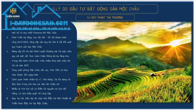 Dự án đầu tư siêu tiềm năng trung tâm Mộc Châu đón sóng hạ tầng - 1