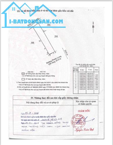 Bán Nhà 2 Mặt Tiền Đường Phước Long, Sát Bệnh Viện Tâm Trí, TP Nha Trang, Khánh Hòa - 3