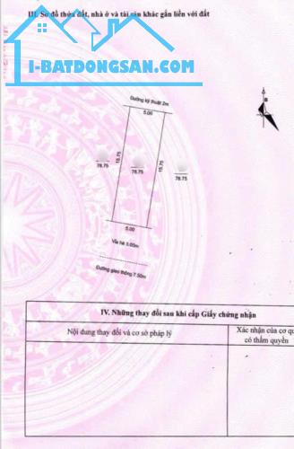 Bán đất mặt phố Phạm Minh Nghĩa, KDC Trần Hưng Đạo, TP HD, 78.75m2, mt 5m, đường 17.5m