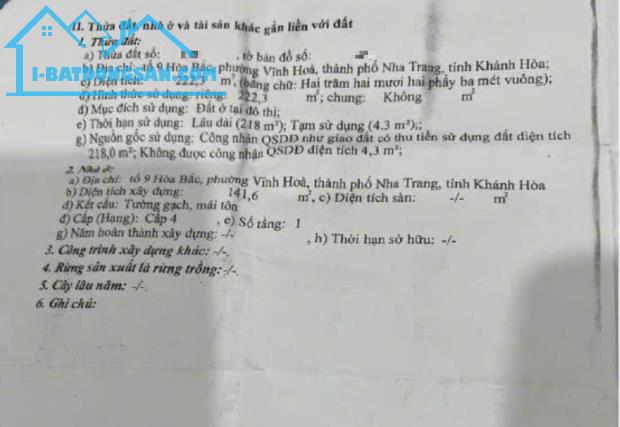 Hạ 1 tỷ đồng bán nhanh lô đất đẹp phù hợp xây căn hộ cao cấp cạnh biển, dt 222m ngang 12m - 5