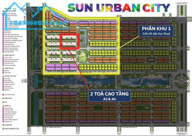 🔥 SẮP RA MẮT VỊ TRÍ HOT NHẤT DỰ ÁN - THUỘC PHÂN KHU 1 TẠI SUN URBAN CITY HÀ NAM 🔥
🔵 - 3