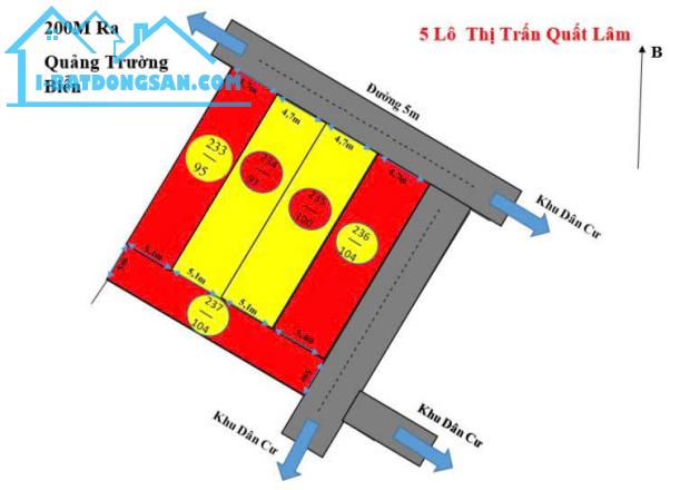 Nhượng lô đất phân lô 100m2 biển Quất Lâm cạnh Quảng trường Biển - 2