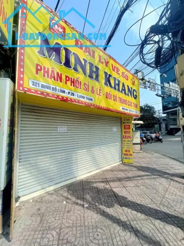 CHO THUÊ MẶT BẰNG KINH DOANH NGAY GÓC NGÃ TƯ NGUYỄN XÍ - ĐINH BỘ LĨNH