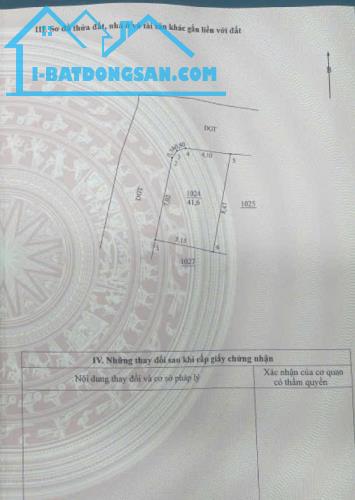 Bán đất thổ cư Đồng Tháp Đan Phượng, 41.6 m2.