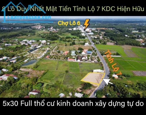 8 lô đất mặt tiền Tỉnh Lộ 7, xã An Nhơn Tây, huyện Củ Chi giá 2,35 tỷ / 1 lô - 3