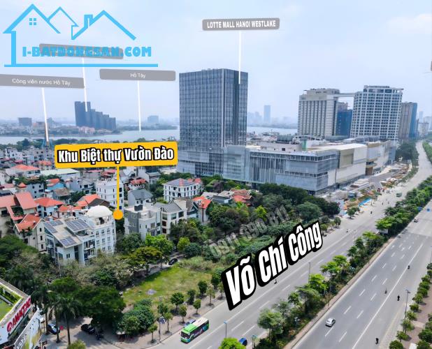 [MỚI 2025] DS BIỆT THỰ KHU VƯỜN ĐÀO, TÂY HỒ GIÁ 100 - 140 TỶ