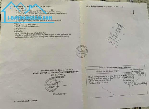🔥 CƠ HỘI ĐẦU TƯ SINH LỜI NGAY - ĐẤT NỀN GIÁ RẺ TẠI KHU DÂN CƯ TUẤN ĐIỀN PHÁT 1, TÂN UYÊN - 2