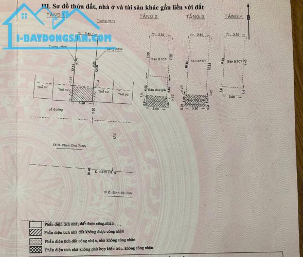 BÁN NHÀ MẶT TIỀN BẠCH ĐẰNG, P24, BÌNH THẠNH.DT:3,5X12, 1TR3L, GIÁ:10,5 TỶ - 3