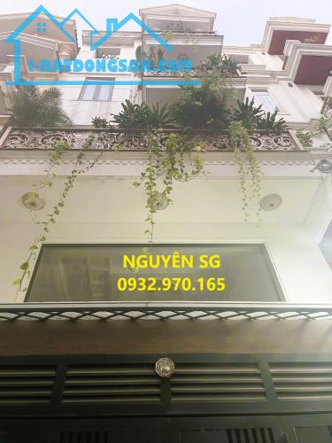 HIẾM, 5 TẦNG, 50 M2 (5 x 10), 7 CHỖ VÔ NHÀ, KHU VIP PHÂN LÔ ĐỒNG BỘ, NGUYỄN OANH, GÒ VẤP. - 1