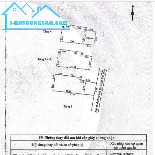 Giảm sâu 3 tỷ, bán nhà 4 tầng nở hậu cạnh Cầu Rồng – kiệt 5m Hà Thị Thân – 165m2 – 16 tỷ. - 1