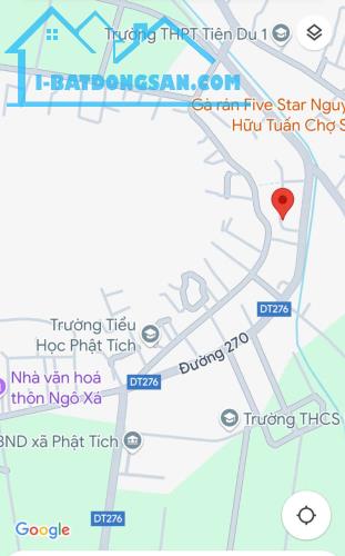 Bán đất lô góc tại Phật Tích,Tiên Du, gần tỉnh lộ 276, 270 -135m2, giá 3 tỷ 600 (~26tr/m2) - 2