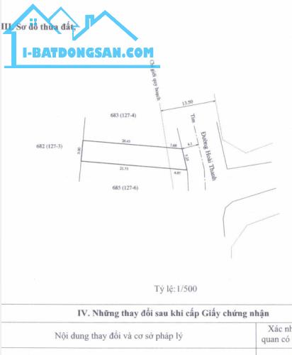 Bán đất 124,8m2 mặt tiền đường Hoài Thanh, phường Thủy Xuân, Quận Thuận Hoá, TP Huế