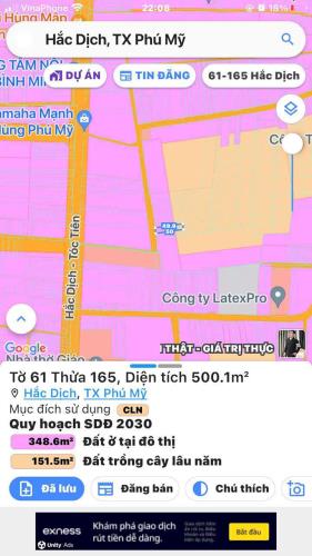 CHÍNH CHỦ Cần Bán Nhanh Đất Vị Trí Đẹp tại KP4, P. Hắc Dịch, TX Phú Mỹ, Bà Rịa Vũng Tàu - 4