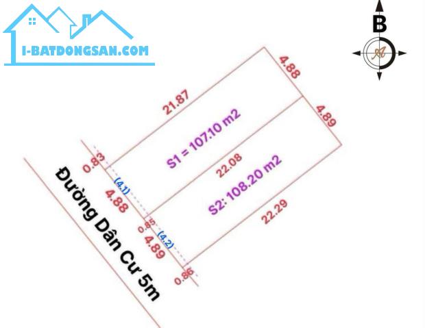 CẦN BÁN LÔ Đất Tại  Xóm 5, Xã Nghi Kim, TP Vinh, Nghệ An lối 2 khu đấu giá đường 36m, - 1