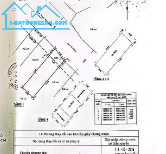 PHẠM VĂN CHIÊU - P14 - GÒ VẤP - XE HƠI NGỦ - NHỈNH 6 TỶ - 60M2 ( 4,3 X 14) - 4 TẦNG - 4PN - 1