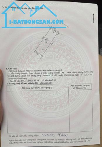 Bán Đất - Thôn Ninh Cầm - Tân Dân - 56M2 Full Thổ Cư - 1,85 Tỷ - Đường Thông Ô Tô Tránh - 1