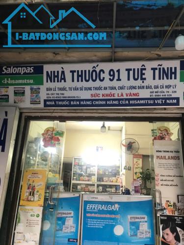 Bán nhà 2 tầng mặt phố số 91 Tuệ Tĩnh, phường Nguyễn Du, quận Hai Bà Trưng,Sổ đỏ chính chủ