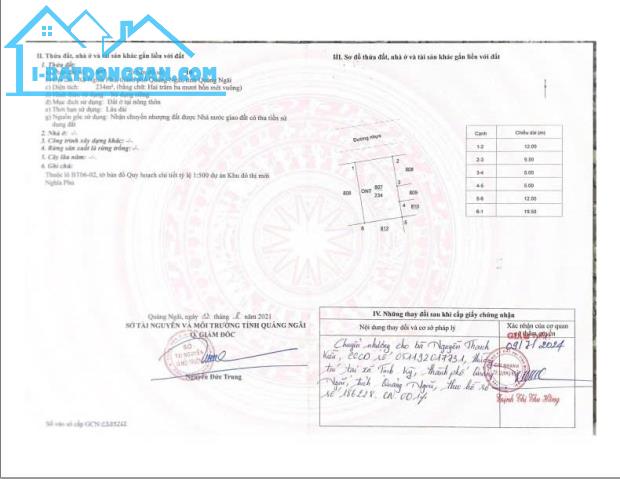 BÁN LÔ BIỆT THỰ KĐT PHÚ AN KHANG, 234M2, GIÁ RẺ 9 TRIỆU/M2 - 3