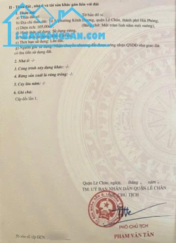 Bán đất phân lô Đoàn Kết - Quán Nam, 105m, ngang 4.5m, đường 12m, Giá 55 tr/m - 1