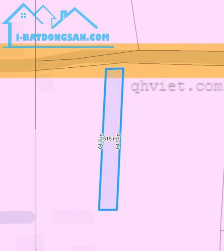 Bán Đất Diện Tích 8x64(515m2), lô 2 trần quang diệu, xã tân phước, Tx LaGi, Bình Thuận - 1