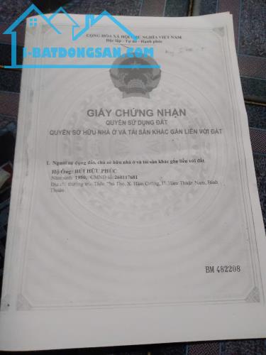 CHÍNH CHỦ CẦN BÁN NHANH LÔ ĐẤT ĐẸP  Phú Thọ, Hàm Cường, Hàm Thuận Nam, Bình Thuận - 3
