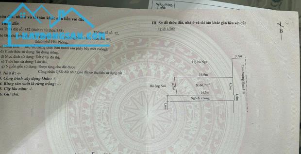KH gửi bán Lô góc 3 mặt thoáng mặt đường Nam Hải, Quận Hải An, TP Hải Phòng - 2